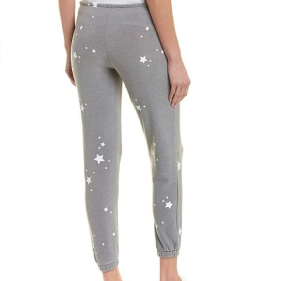 Chaser Star Print Sweatpant Joggers Grey - Picture 2 of 4